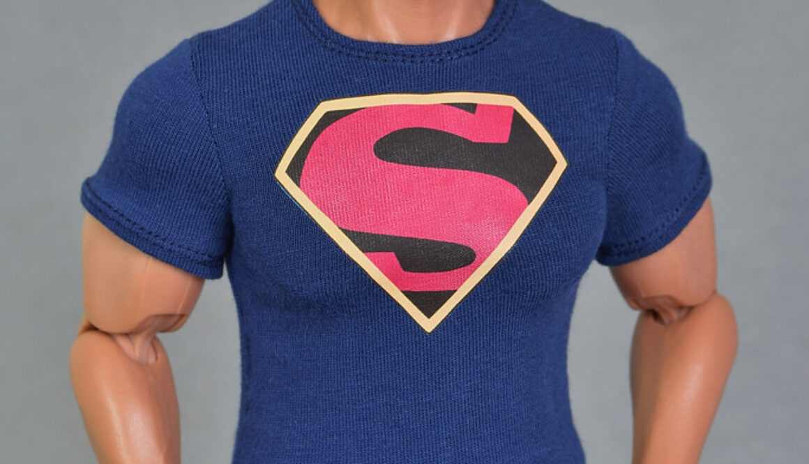 Dummy V-Neck T-Shirt - Blue
